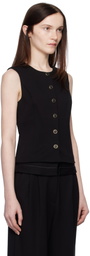 rag & bone Black Irina Ponte Vest