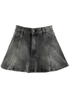 Haikure Margaux Denim Mini Skirt Black
