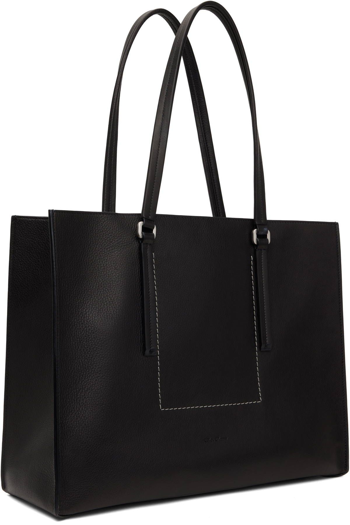 Rick Owens Black Hollywood Edith Shopper Tote Rick Owens