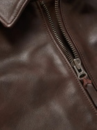 Nudie Jeans - Eddy Rider Leather Jacket - Brown