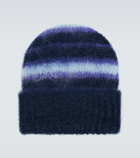 Marni - Striped mohair-blend beanie