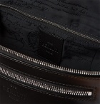 Berluti - Complice Scritto Leather Belt Bag - Brown