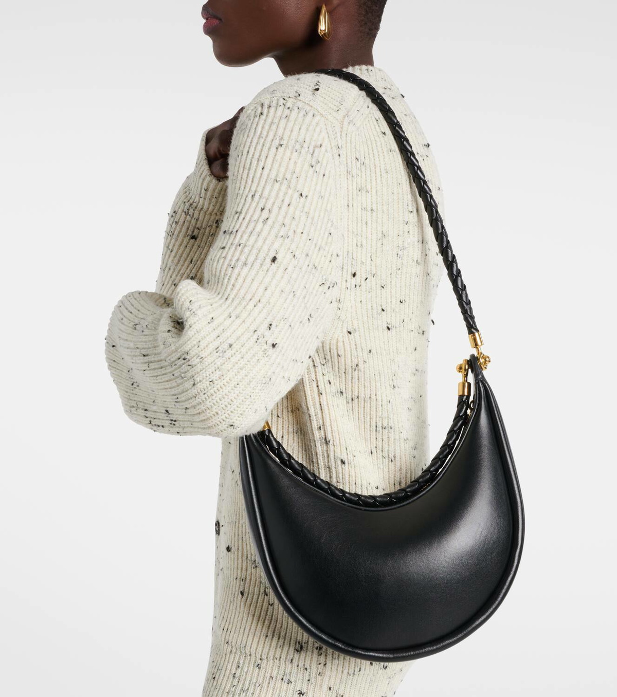 ショルダーバッグ・ポシェット BOTTEGA VENETA HULA HOOP LEATHER HANDBAG Bottega Veneta Hula Hoop Leather Shoulder Bag | Bloomingdale's