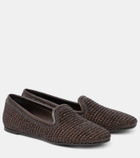 Brunello Cucinelli Raffia slippers