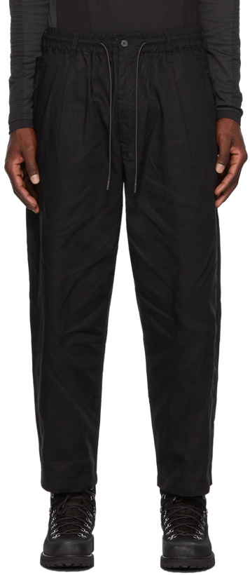 Photo: Y-3 Black Waxed RS Utility Trousers