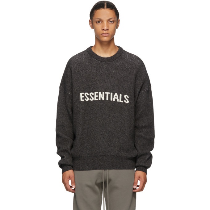 Essentials Grey Logo Sweatshirt Essentials