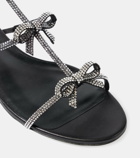 Rene Caovilla Caterina bow-detail embellished leather sandals