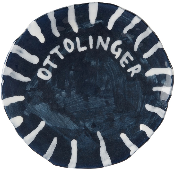 Photo: Ottolinger SSENSE Exclusive Navy Logo Plate