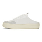 Sunnei White and Grey Sabot Sneakers