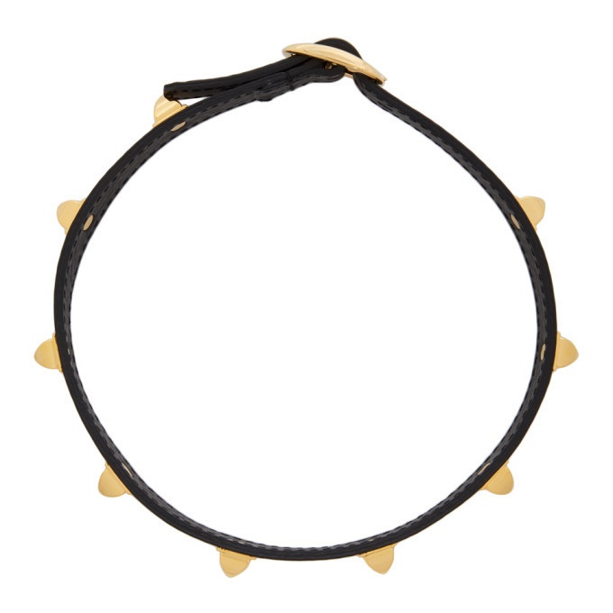 Photo: Undercover Black Leather Studded Choker