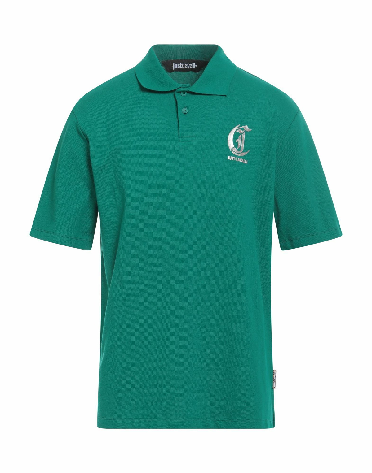 Just Cavalli Mens Polo shirt Emerald in Green
