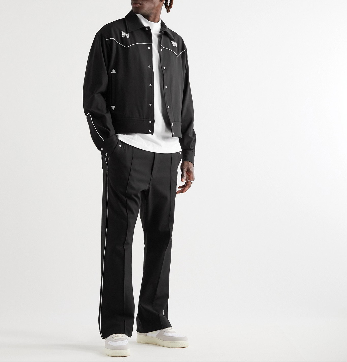 【美品】Needles peaked lapel jacket セットアップ 伝統と反骨が交差する〈NEEDLES〉 新型セットアップ | NEPENTHES