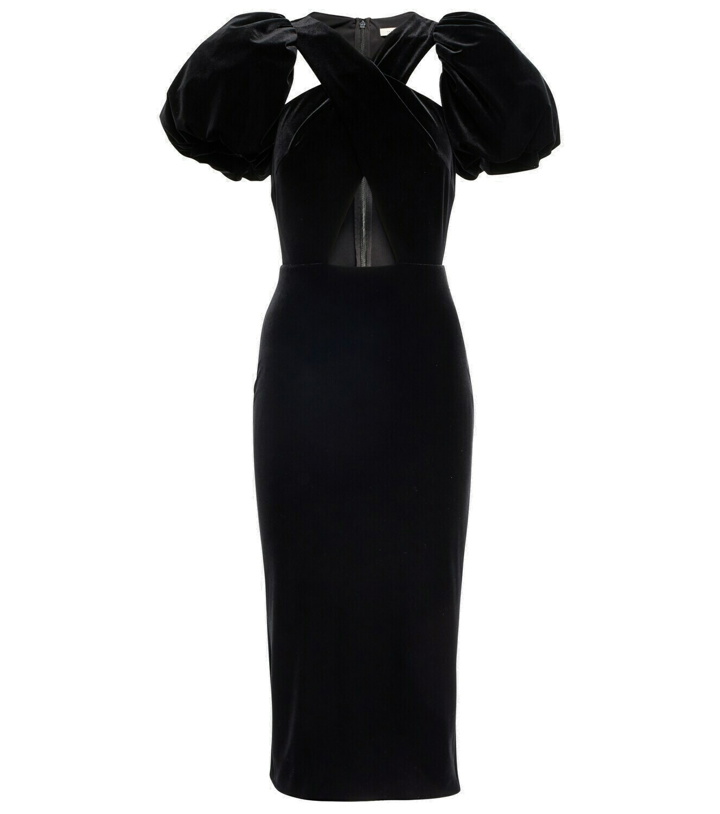 Photo: Christopher Kane - Wrap velvet midi dress