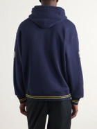 Aimé Leon Dore - Logo-Appliqué Cotton-Jersey Hoodie - Blue