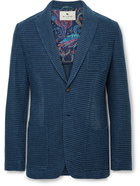 Etro - Ribbed Linen Blazer - Blue