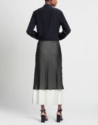 Quira Womens Maxi skirt in Black
