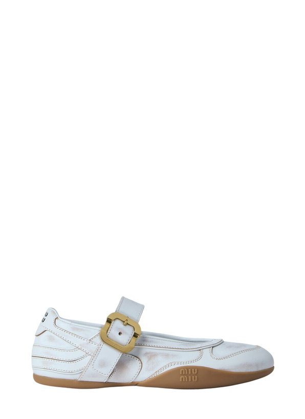 Photo: Miu Miu Gymnasium Ballerina Flats