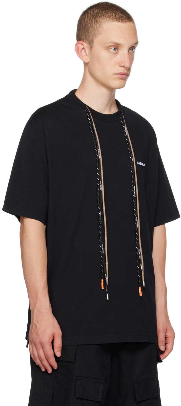 AMBUSH Black Multicord T-Shirt Ambush