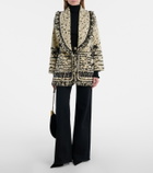 Alanui Ocean Whispers fringed wool-blend cardigan