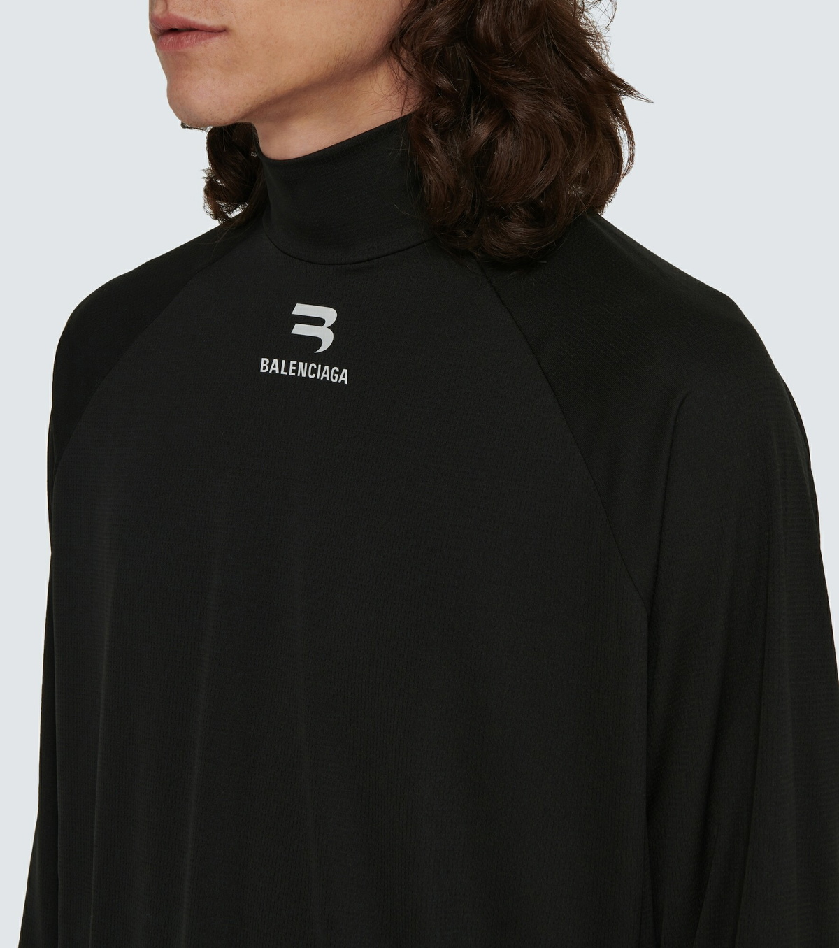 ブラジャー BALENCIAGA Sporty reflective logo top (7932824E2B9 1081) Balenciaga Black Activewear sleeveless top in matt nylon