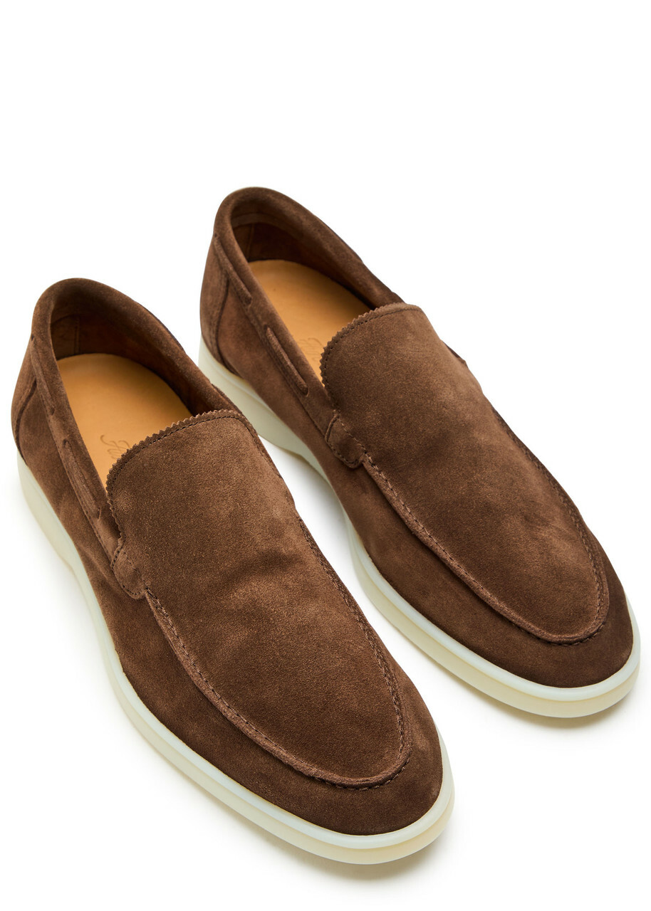 Aurélien Yacht Suede Loafers Brown