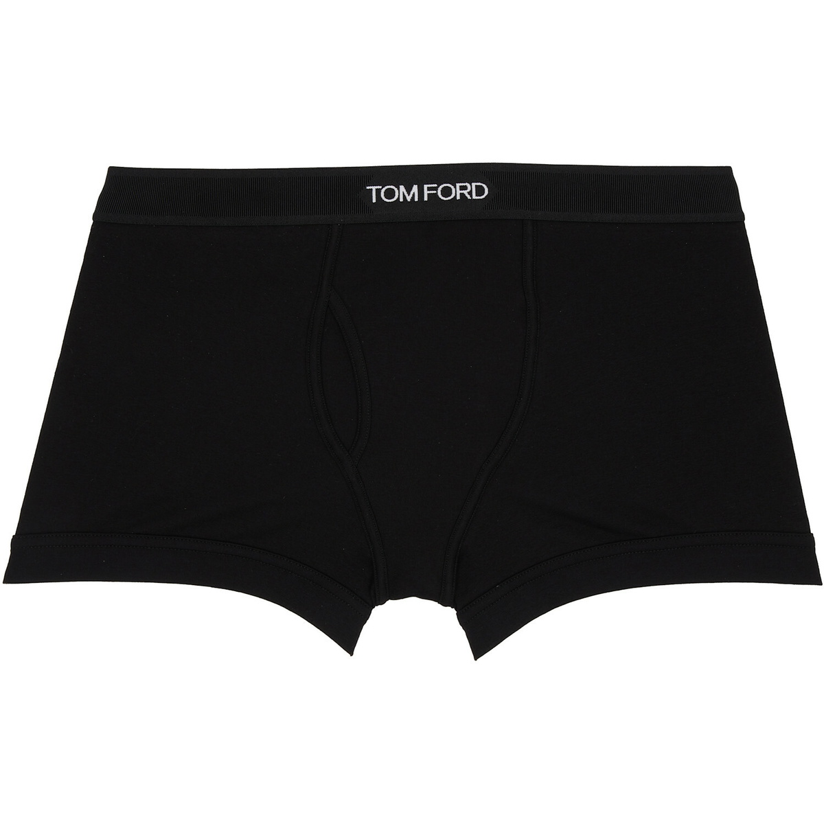 TOM FORD Two-Pack Black & Gray Cotton Boxer Briefs