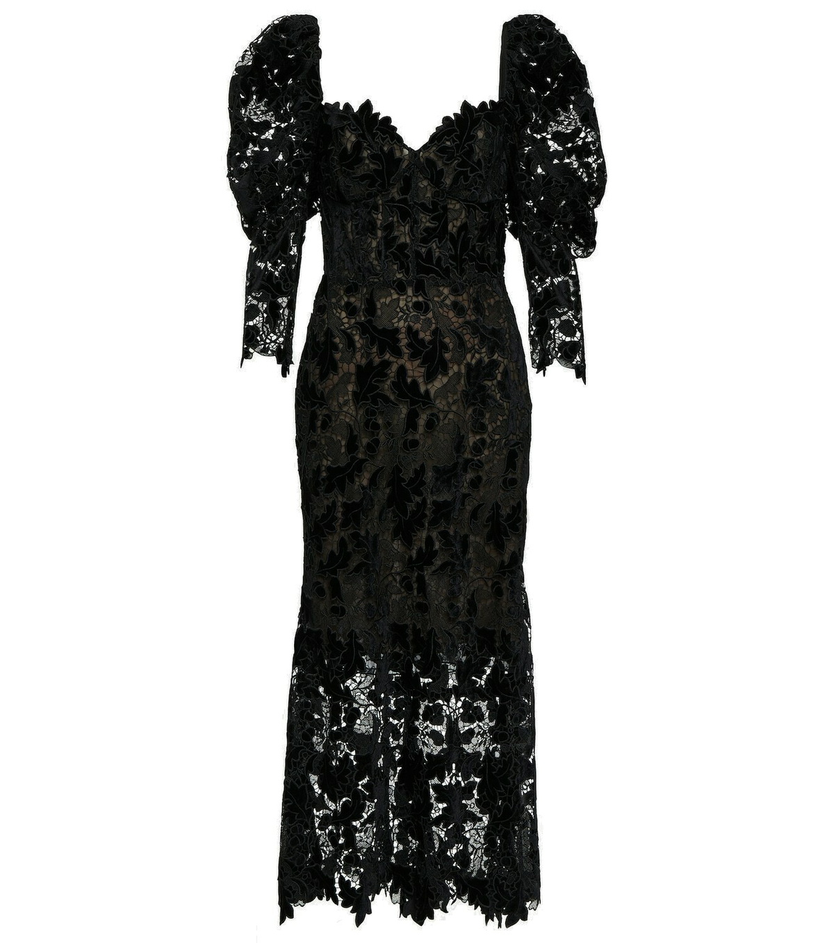 Oscar de la Renta Guipure lace maxi dress Oscar de la Renta