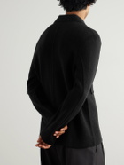 Allude - Virgin Wool and Cashmere-Blend Cardigan - Black