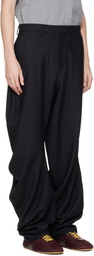 Charles Jeffrey LOVERBOY Black Topsy Turvy Trousers