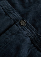 Oliver Spencer Osborne Linen Shorts Navy