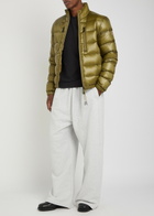 Moncler Grenoble Logo-appliquéd Padded Shell Jacket Olive