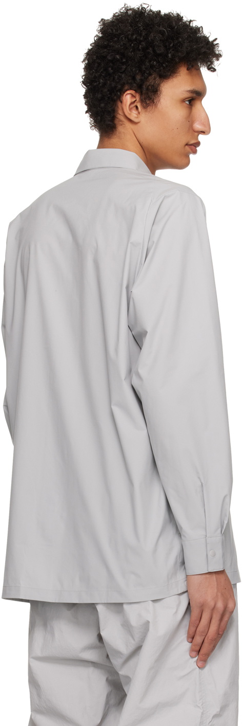 Goldwin Gray All Direction Active Hike Shirt Goldwin