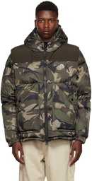 Moncler Khaki Meakan Down Jacket