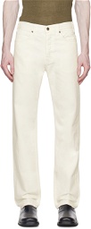 Nili Lotan White Billie Jeans