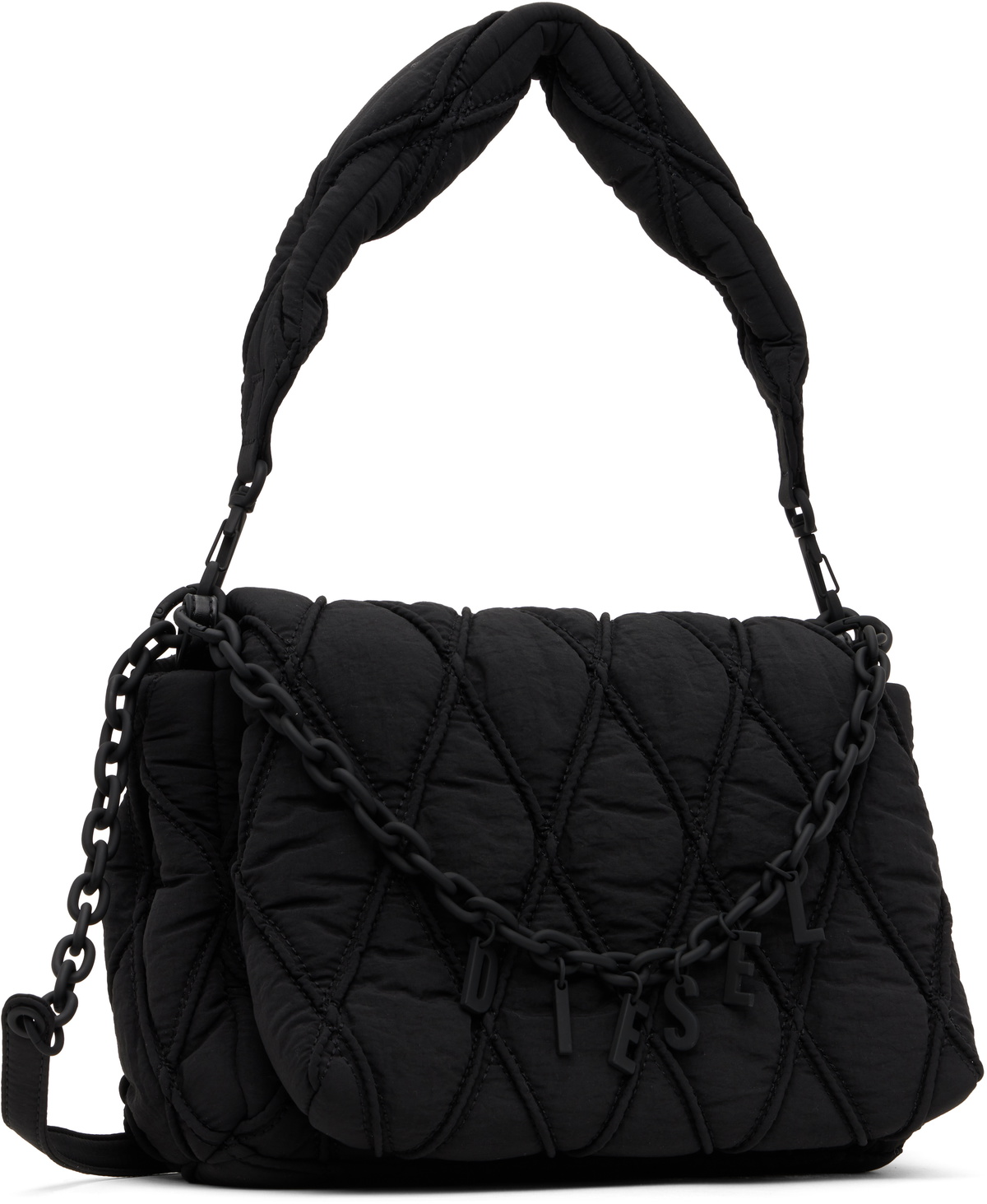Diesel Black Charm-D Shoulder M Bag