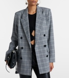 Isabel Marant Jevima Prince of Wales check wool-blend jacket