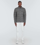 Moncler Mirmandix cashmere-blend down overshirt