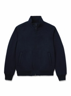 Thom Sweeney - Padded Wool and Cashmere-Blend Bomber Jacket - Blue