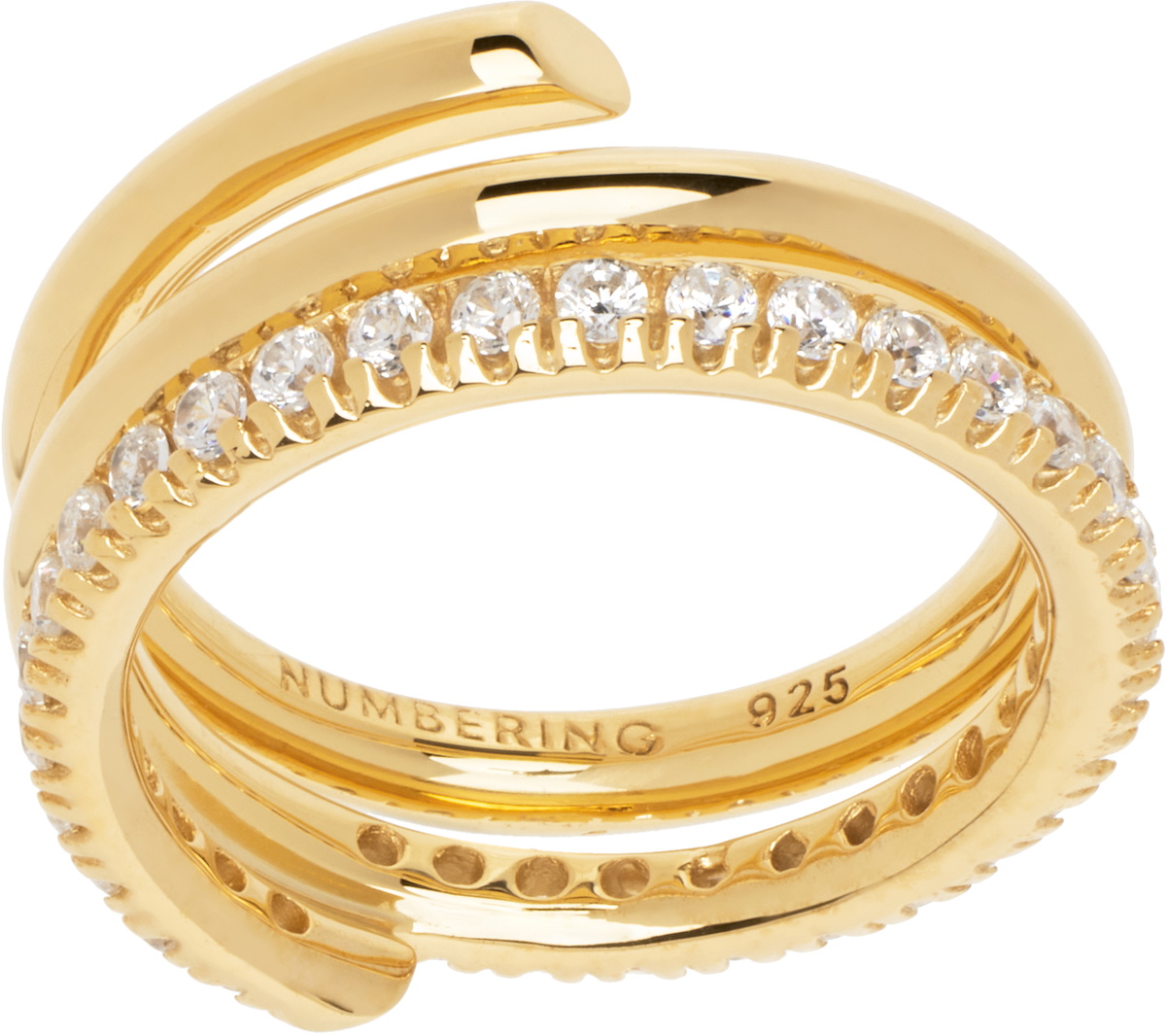 【関税込み】Numbering ゴールド #8406 リング Gold #8406 Ring by Numbering on Sale