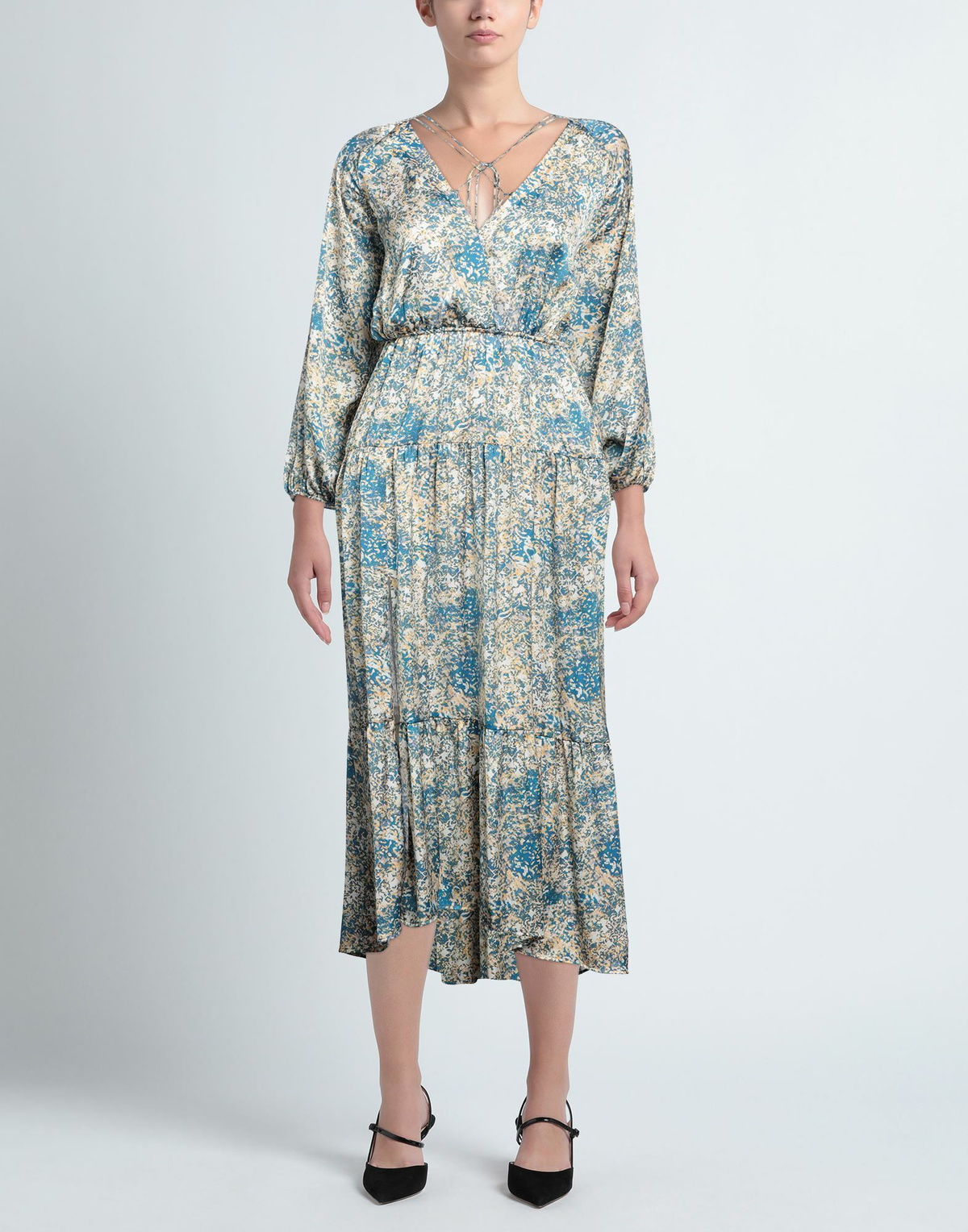 Maje Womens Midi dress Turquoise