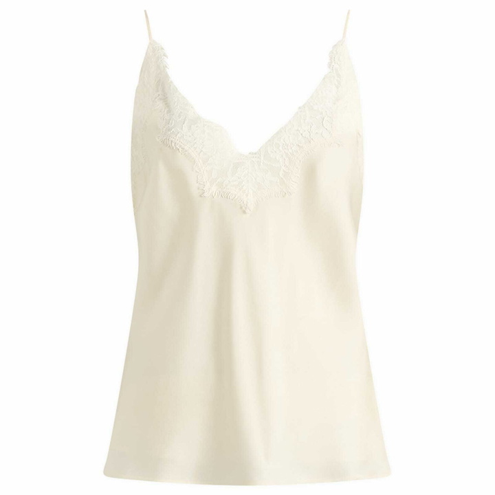 Photo: Róhe Women's Lace Silk Camisole in Cream