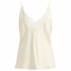 Róhe Women's Lace Silk Camisole in Cream