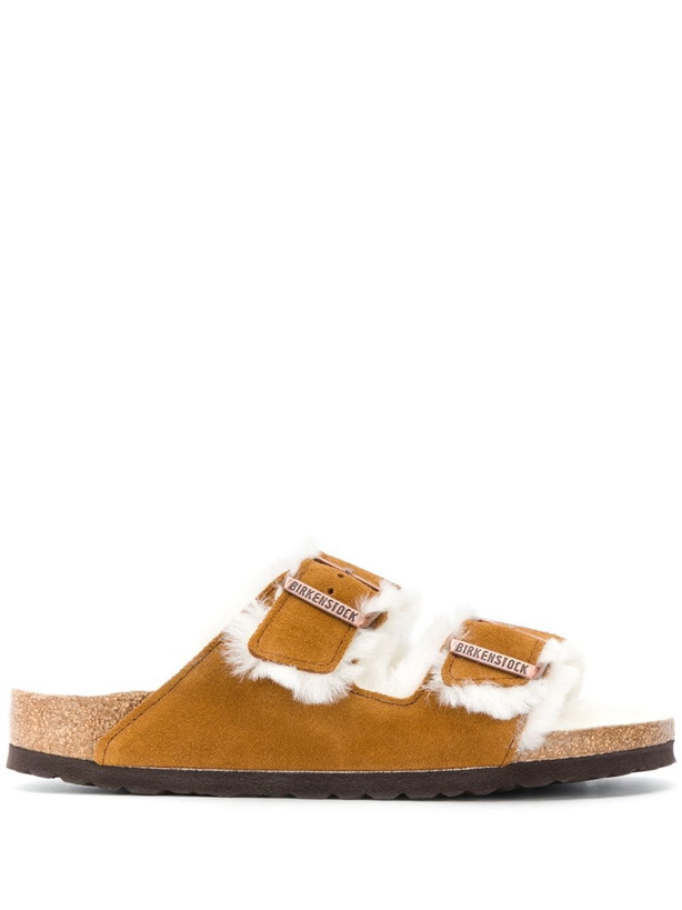 Photo: BIRKENSTOCK - Arizona Slipper With Fur