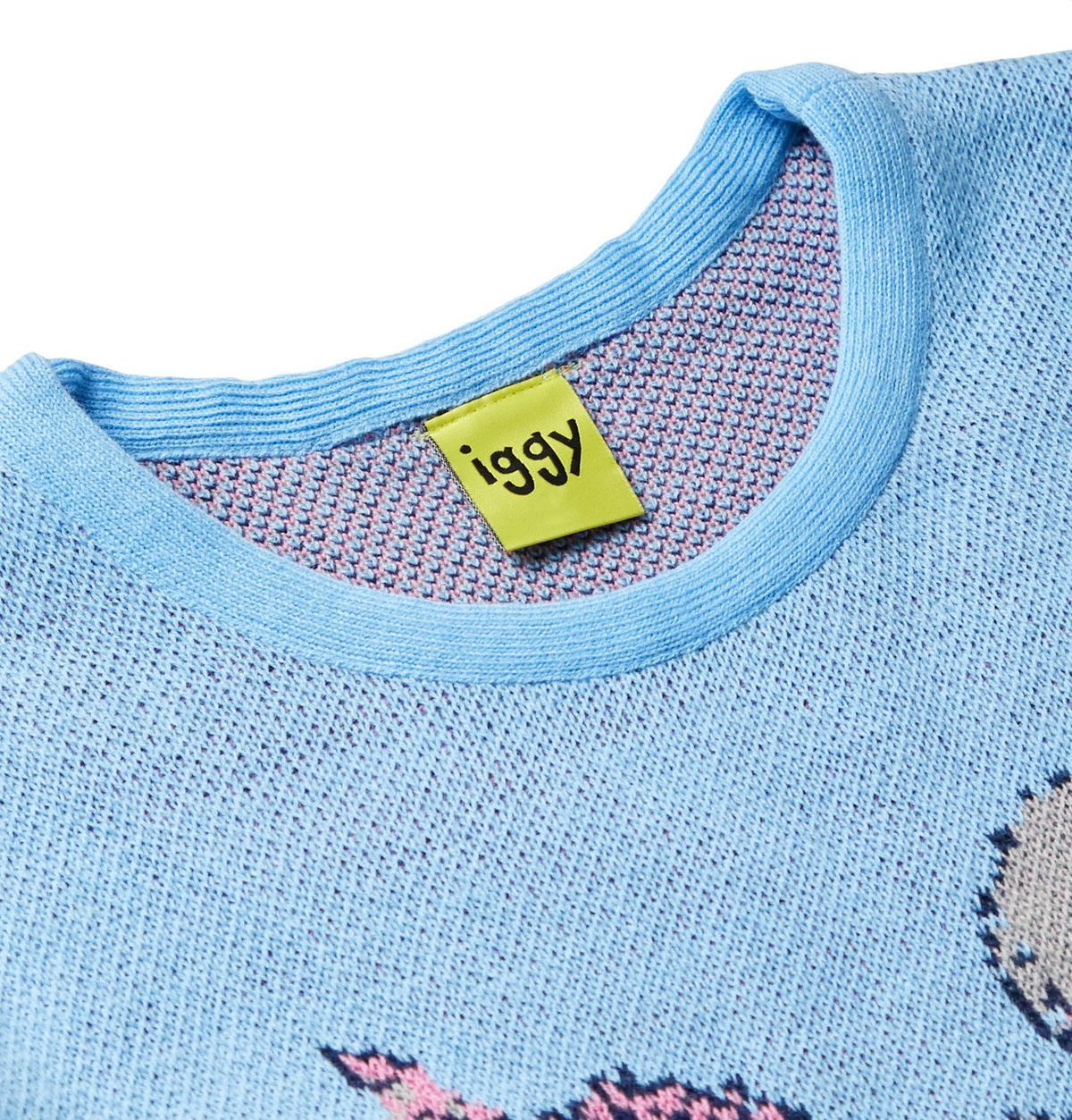 iggy - Unicorns Intarsia Knitted Sweater - Blue iggy