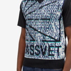 PACCBET Men's Mesh Camo Knitted Vest in Black