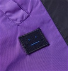 Acne Studios - Phoenix Tapered Striped Nylon Sweatpants - Men - Purple