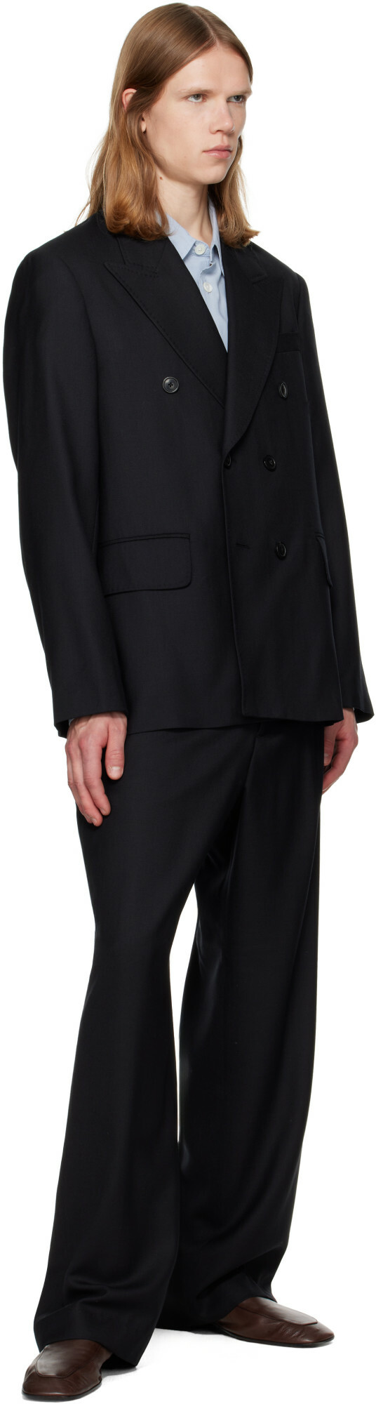 OUR LEGACY Black Unconstructed DB Blazer