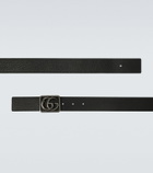 Gucci Double G reversible leather belt