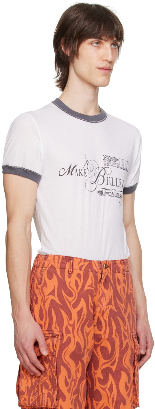 ERL Off-White'Make Believe' T-Shirt ERL