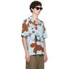 Paul Smith Blue Floral Print Shirt
